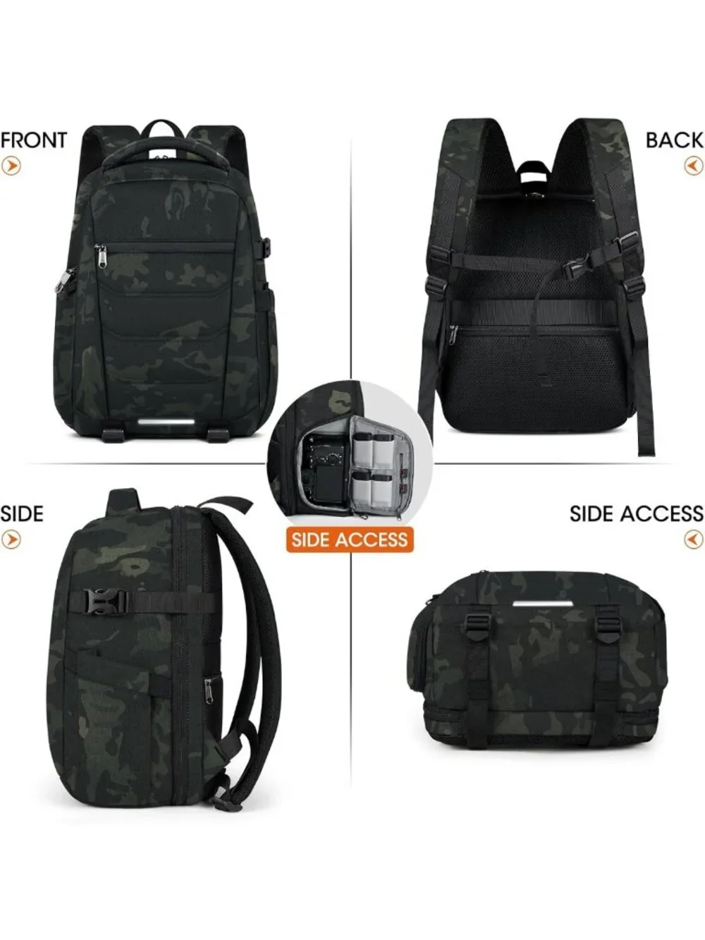 Versatile Camera Backpack for DSLR, SLR & Mirrorless - Professional Photography